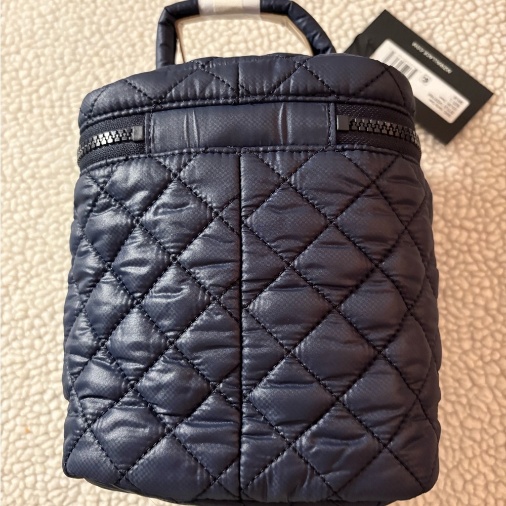 MZ Wallace Navy Quilted Vanity Case - A Great Gift! - Picture 8 of 10